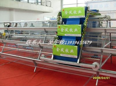 金凤三层阶梯蛋鸡笼 河南优质鸡笼厂家助力高效养殖